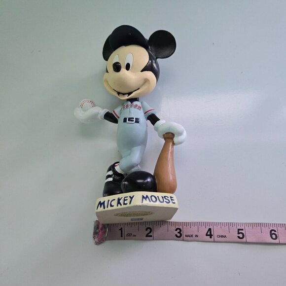 Vintage Disney Mickey Mouse Boston Red Sox Rare Bobble Head Bobble Dobbles - Picture 6 of 7